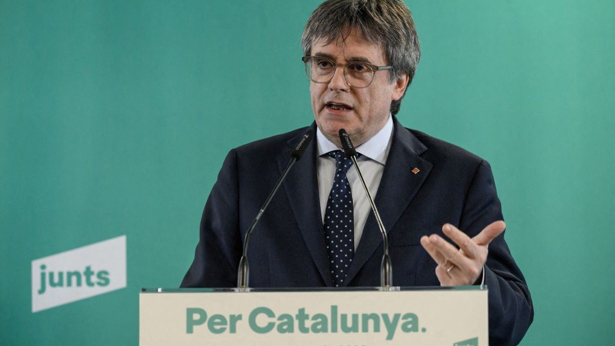 Líder catalán independentista, Carles Puigdemont