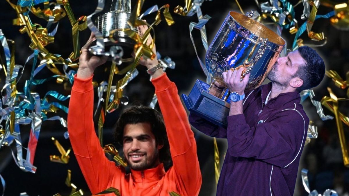 carlos alcaraz campeon tokio lesion mueca djokovic titulo 102 atp
