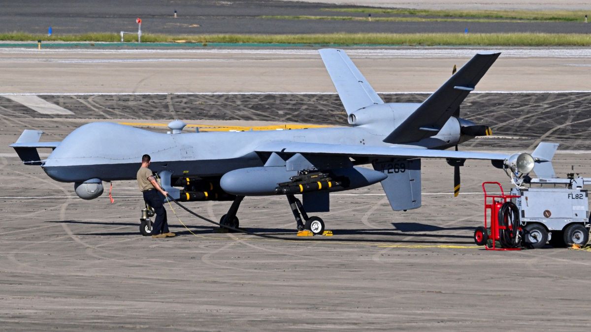Dron estadounidense MQ-9 Reaper