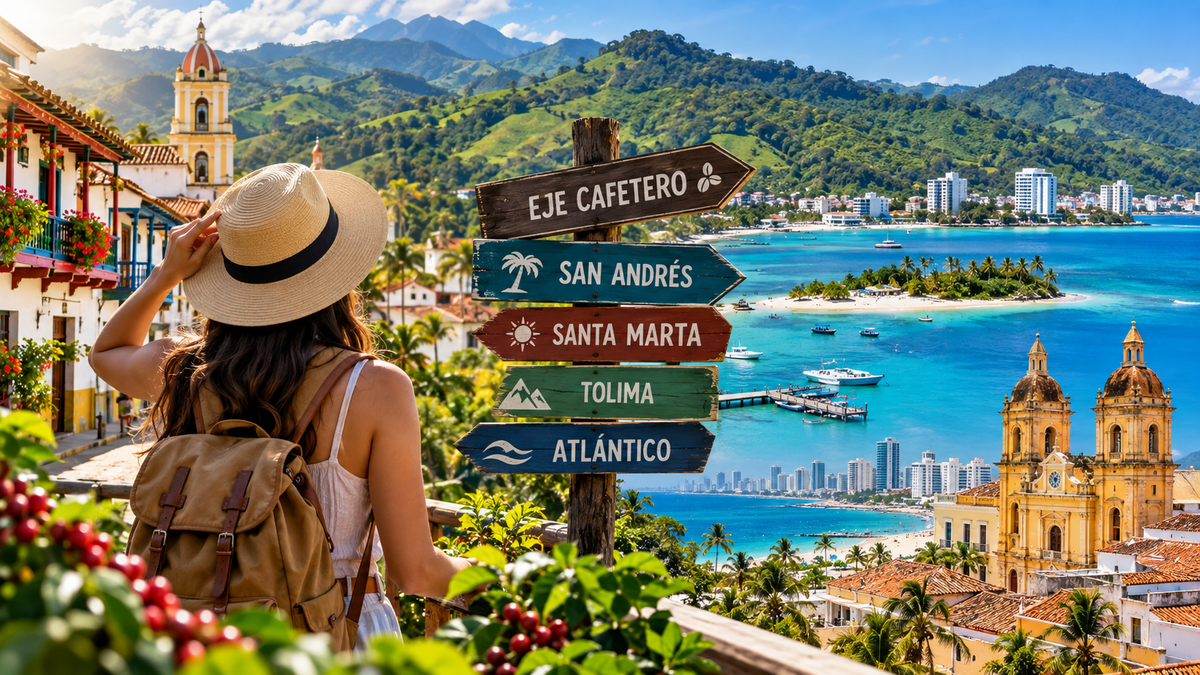 Semana de receso: estos son los destinos a los que más viajarán los colombianos