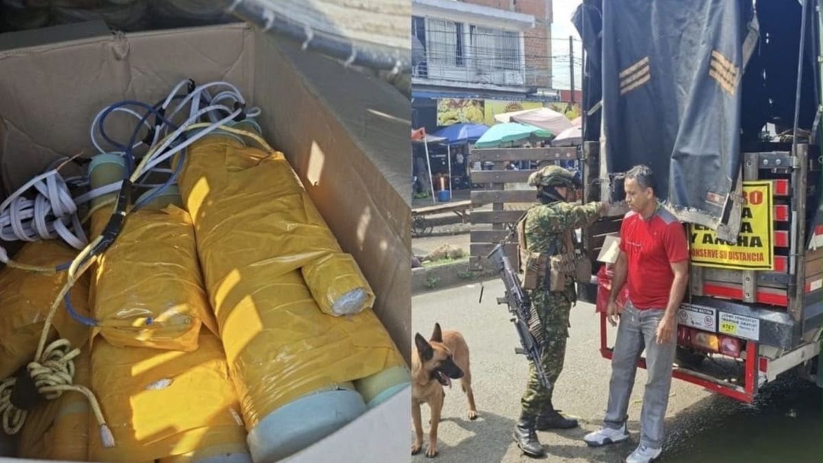 Hallazgo de explosivos en Santander de Quilichao, Cauca.