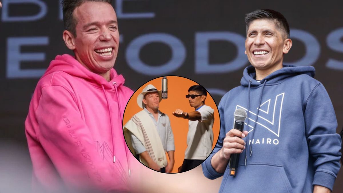 El ciclista antioqueño recibió de forma 'desparpajada' a Nairo Quintana.
