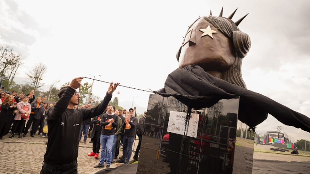 La Rockera: el monumento que celebra 30 años de Rock al Parque