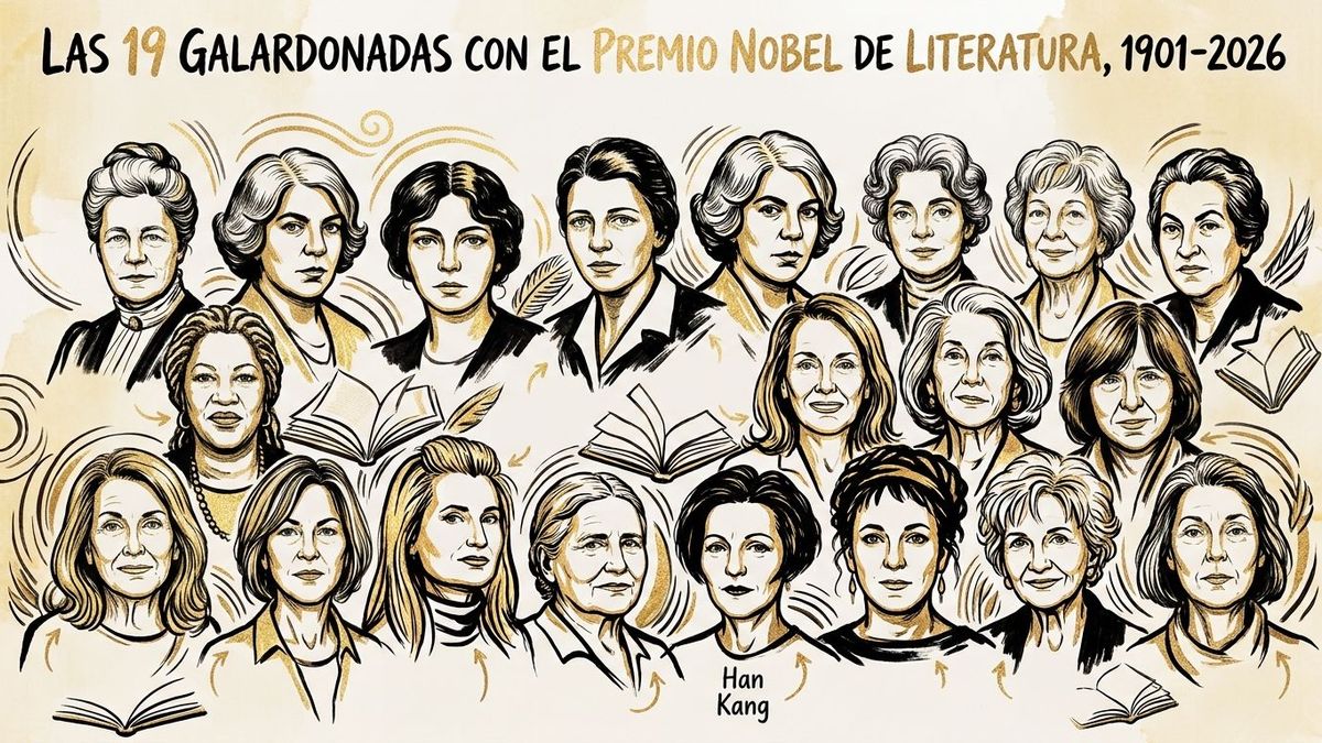 En la historia, 19 mujeres han sido galardonadas con un premio Nobel.