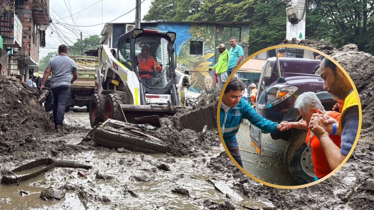 Emergencia por lluvias en Medellín: La Iguaná está entre los sectores más afectados.