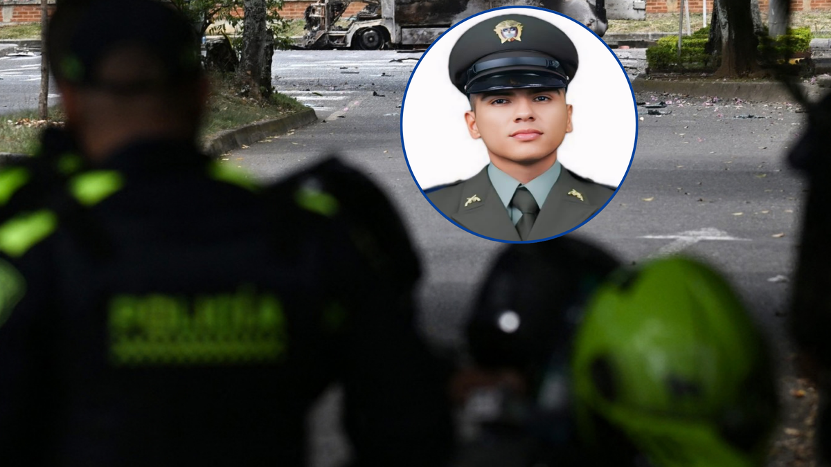 Patrullero de la Policía Nacional, Diego Andrés Sanabria Romero.