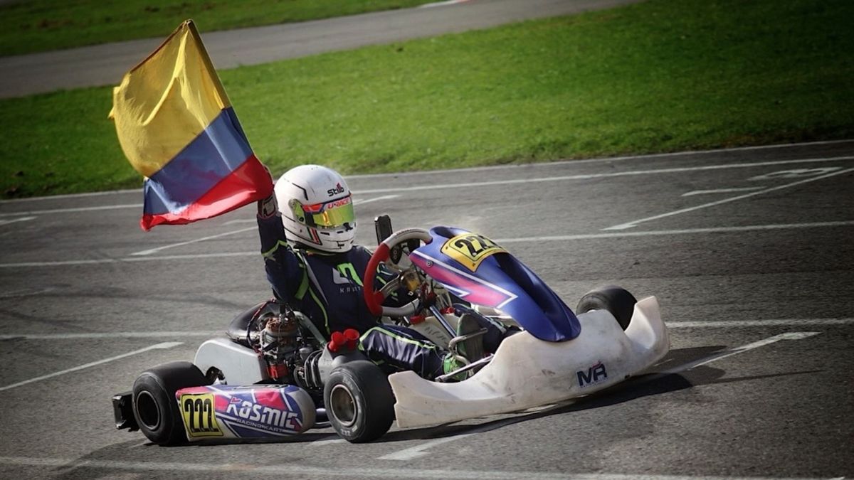jeronimo zuluaga joven piloto campeon panamericano sub 15 reto mundial rok de karting