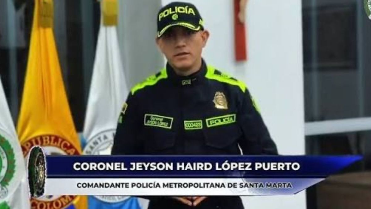 Coronel de policia de Santa marta