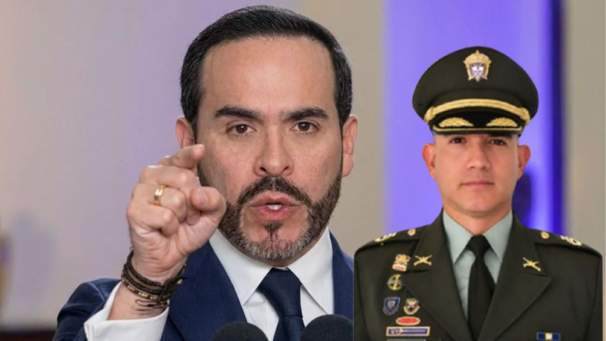 Policía Jeyson López y Abelardo de la Espriella