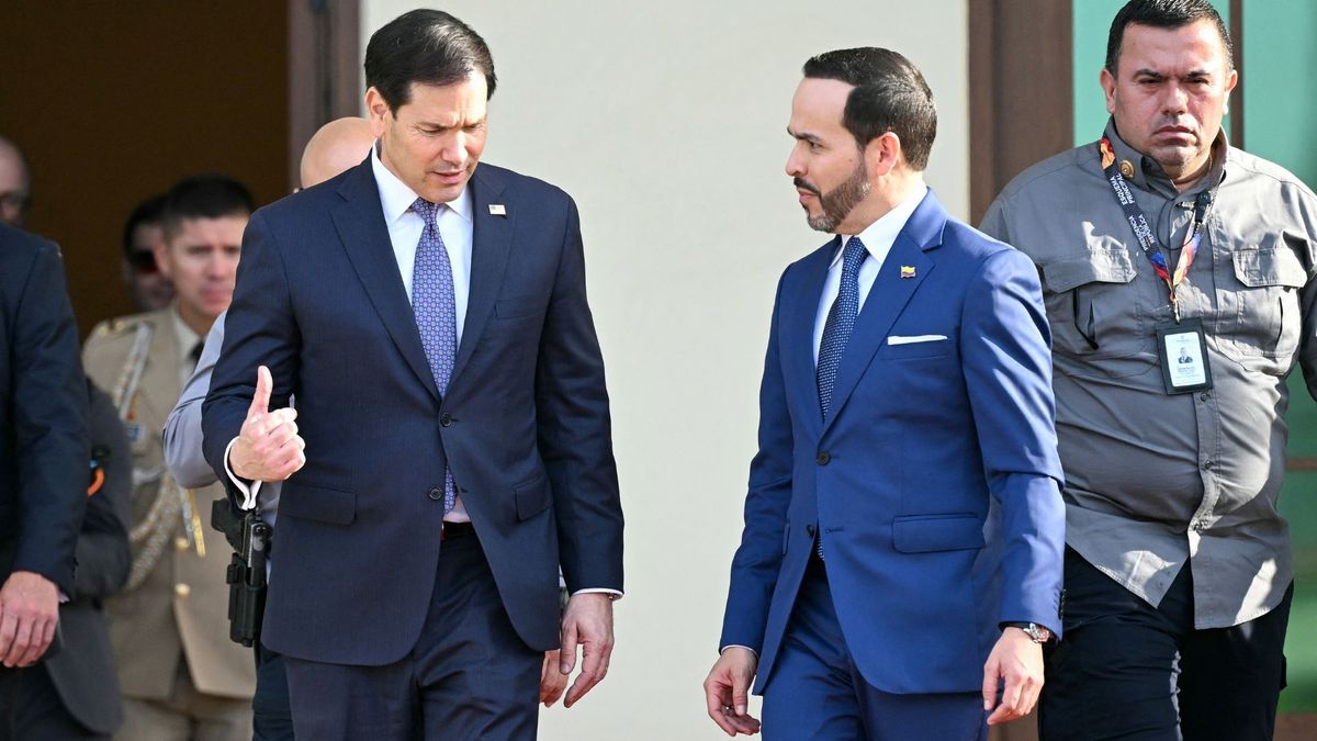 Marco Rubio y Abelardo de la Espriella, en Barranquilla.
