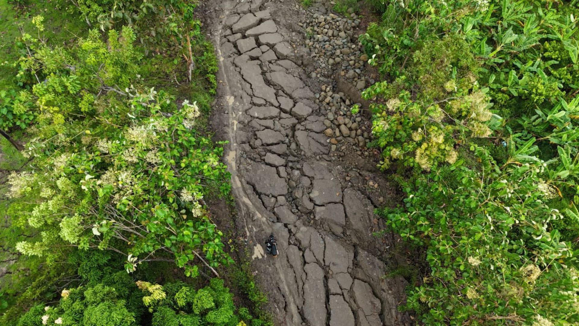 En Antioquia se reportaron daños en la estructura vial.