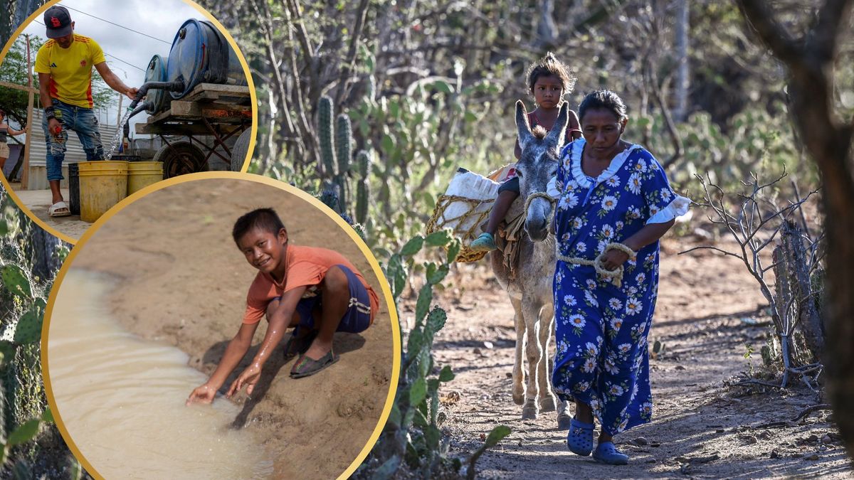 Crisis por el suministro de agua potable persiste en el departamento de La Guajira.