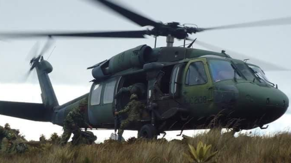 Tropas del Ejército Nacional.
