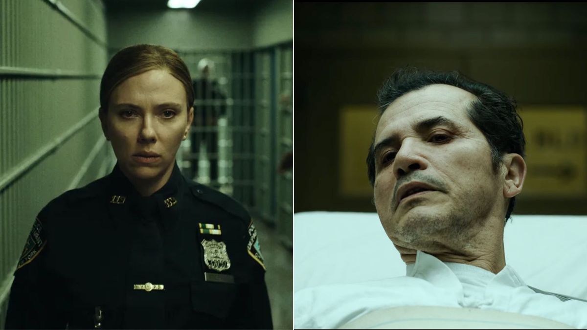 Scarlett Johansson interpreta a la detective Julie Miller y John Leguízamo encarna a Father Sunday en 'El exorcista: Mártires', dirigida por Mike Flanagan.