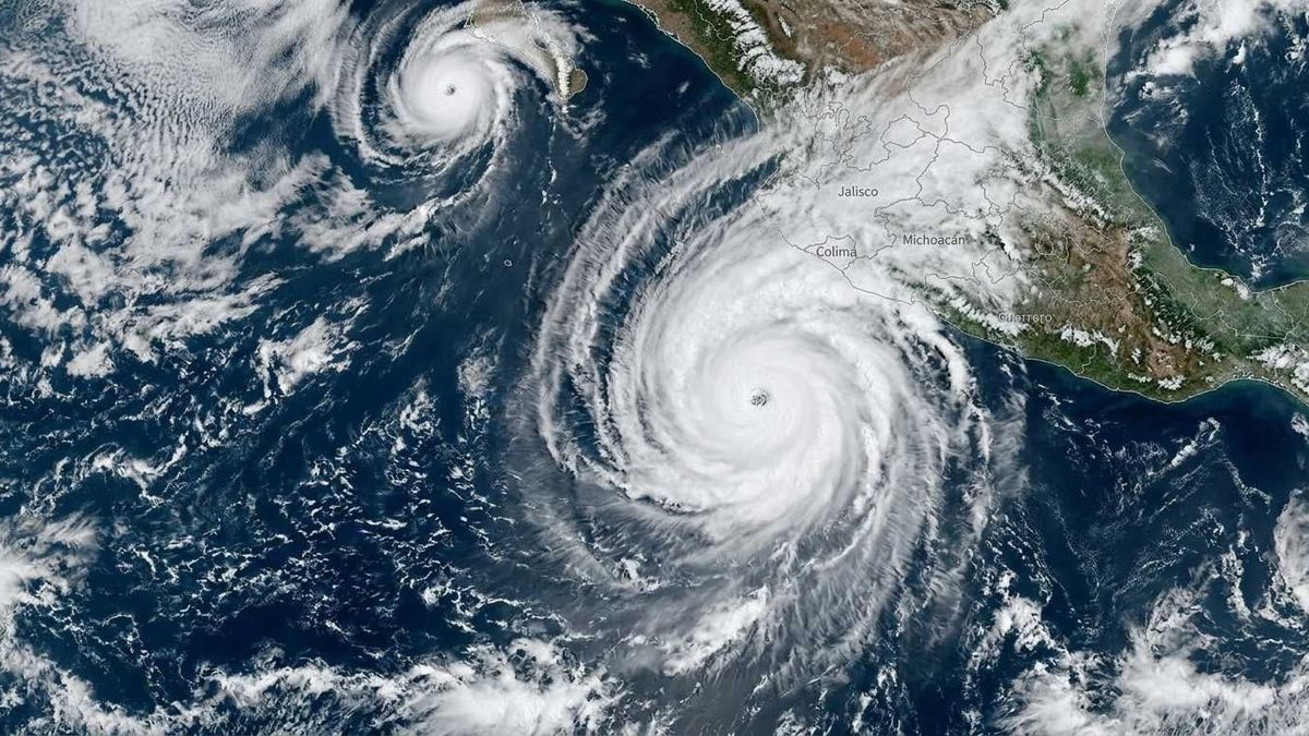 Huracán Trudy en México