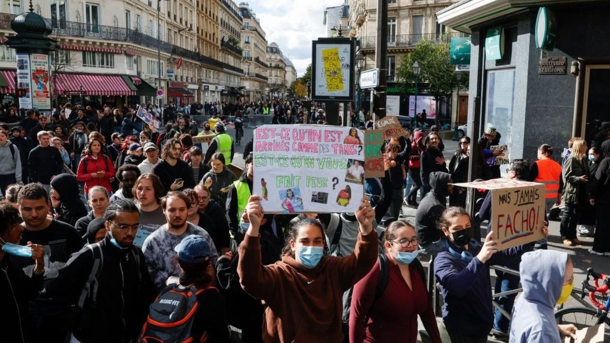 Las manifestaciones se están intensificando.