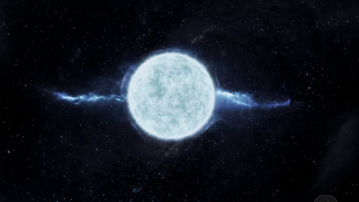 La enana blanca WD J1330+6435 presenta una tonalidad verde amarillenta asociada con la composición química de su atmósfera.
