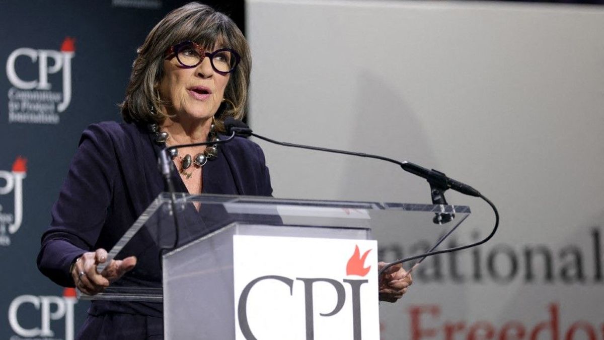 Presentadora de CNN, Christiane Amanpour