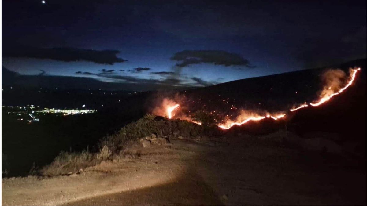Incendio forestal en Villa de Leyva - 19 de octubre de 2026