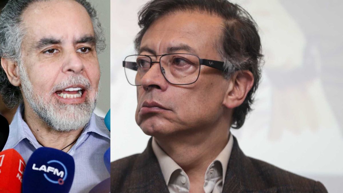 Armando Benedetti y Gustavo Petro.