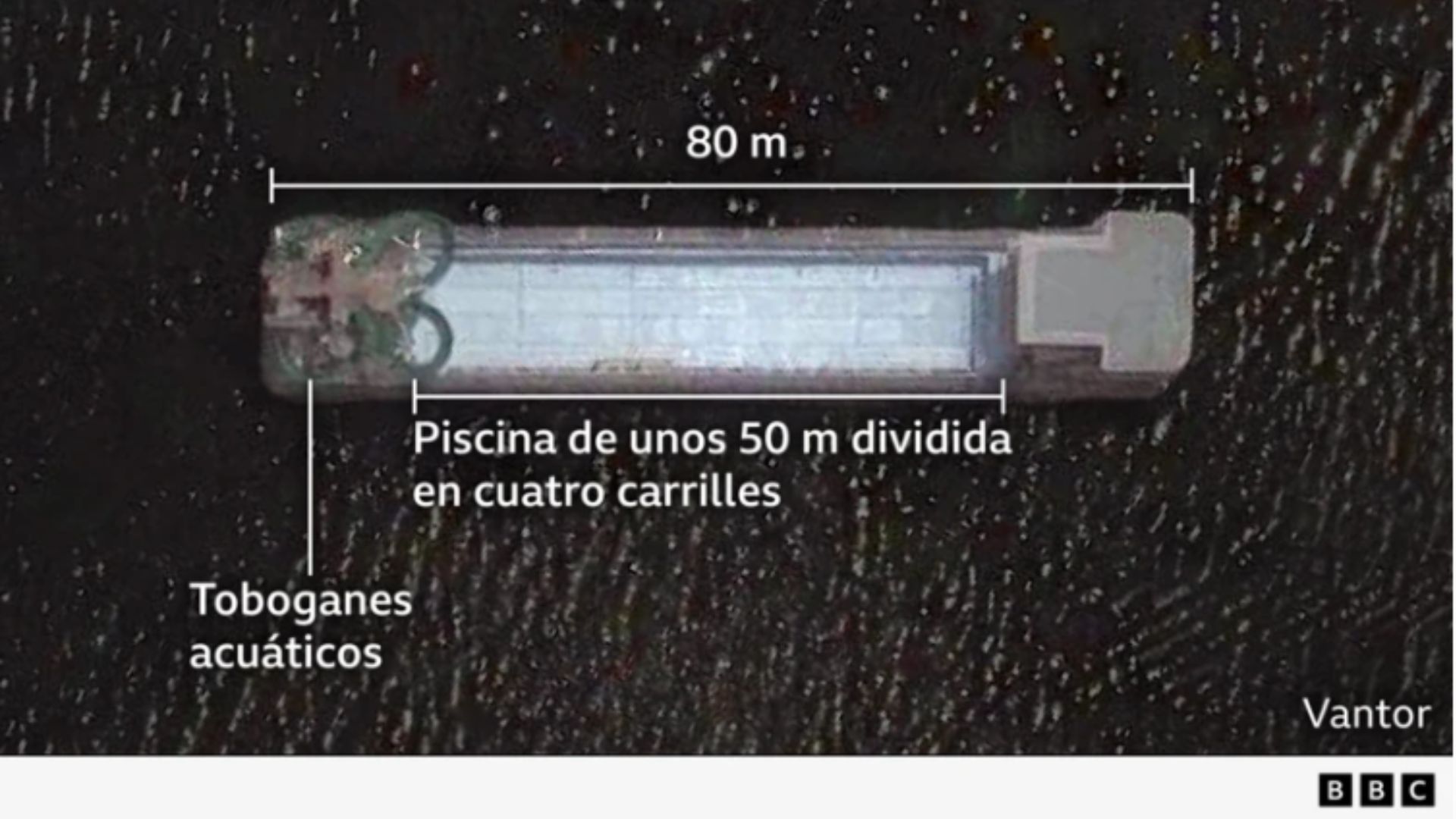 El medio inglés hizo una recolección satelital de imágenes en la región de Kalma y Wonsan.