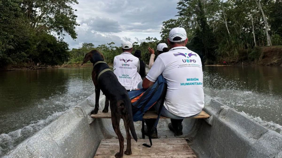 Ruta Buscadora Fluvial de la Unidad de Búsqueda de Personas Dadas por Desaparecidas en Antioquia y Chocó