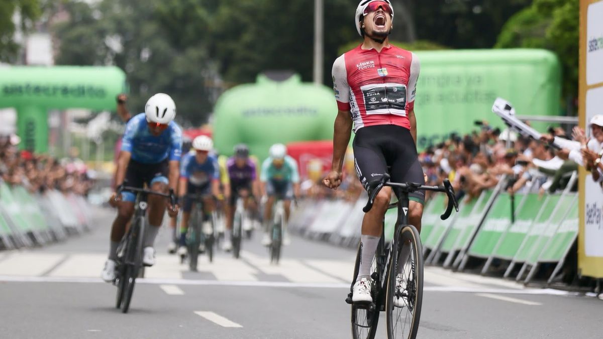 Kevin Castillo, ganador de la quinta etapa del Clásico RCN 2026