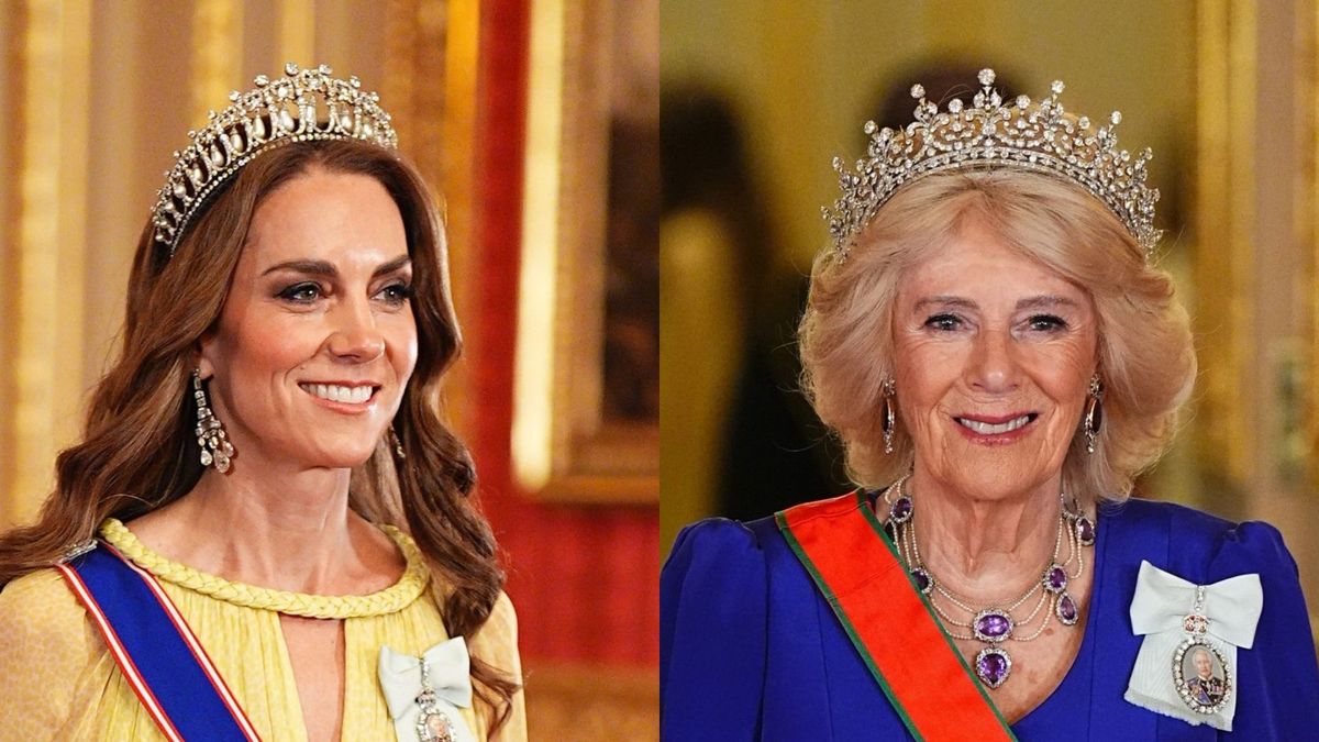 Las mujeres de la realeza posaron joyas de relevancia histórica.