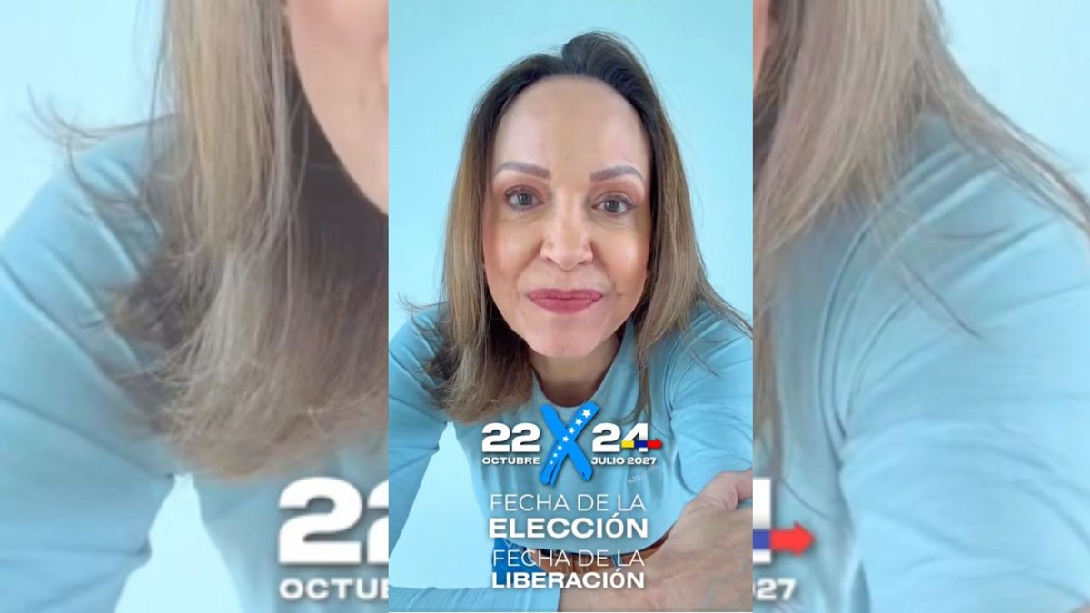 María Corina Machado llama a los venezolanos a las calles este 22 de octubre