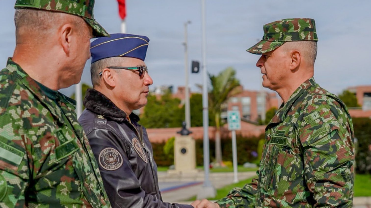 Comandantes de las Fuerzas en Colombia.