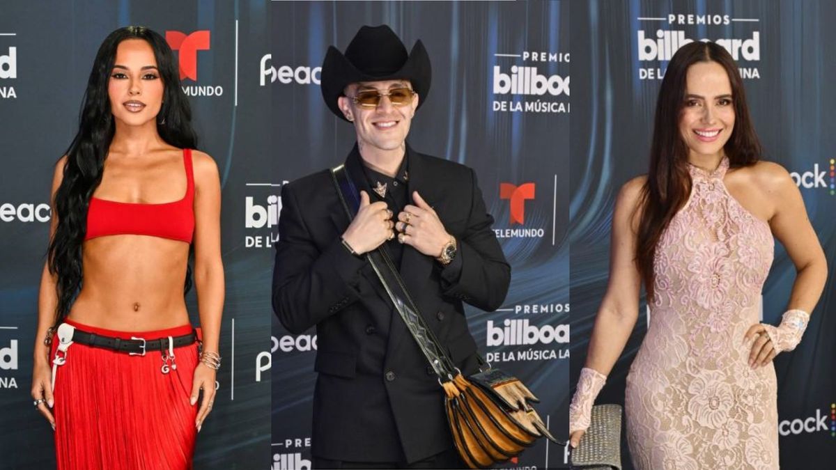 Becky G, Luis Alfonso y Ana Lucía Domínguez llegan a los Billboard Latin Music Awards 2026
