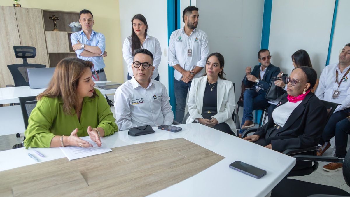 La Superintendente de Salud María Andrea Godoy.