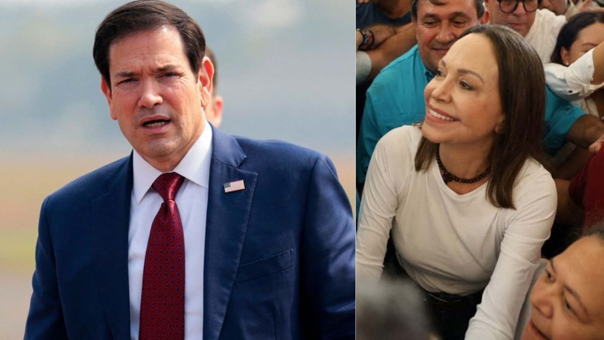 Marco Rubio y María Corina Machado