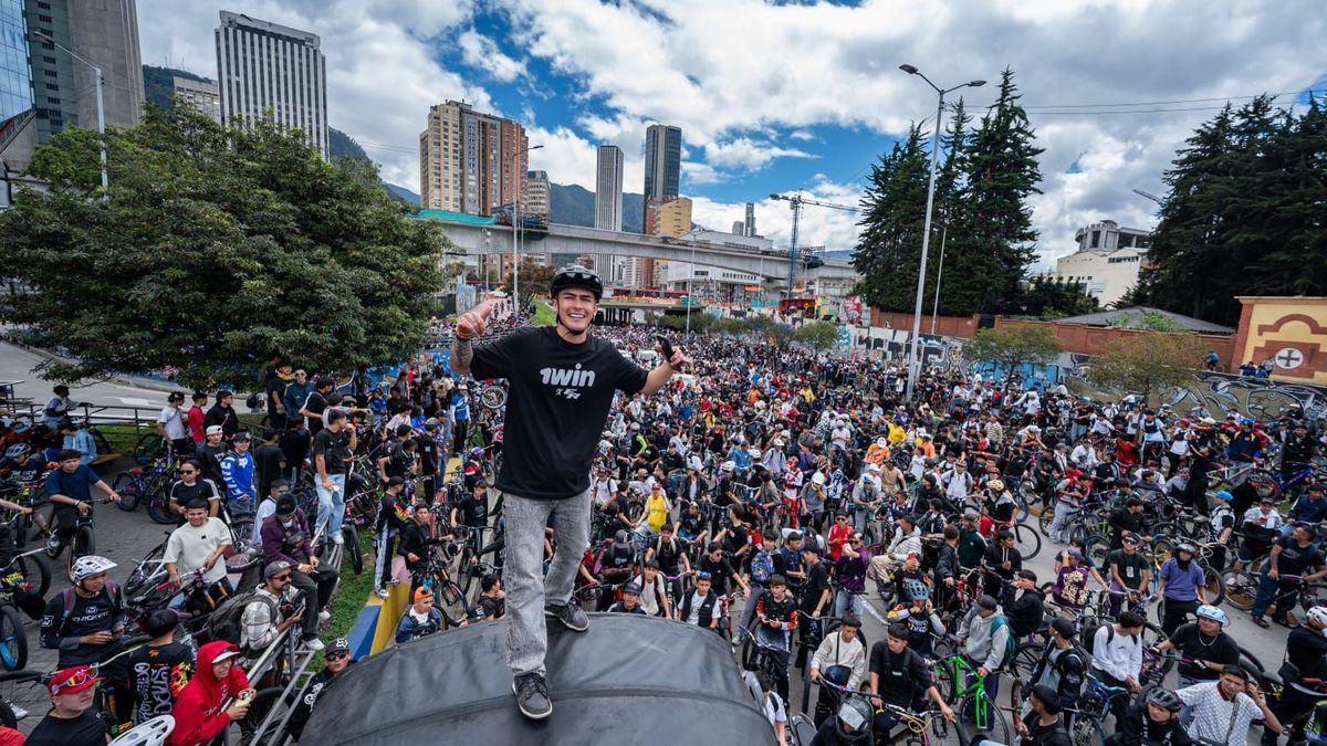 Jornada bike Bogotá.