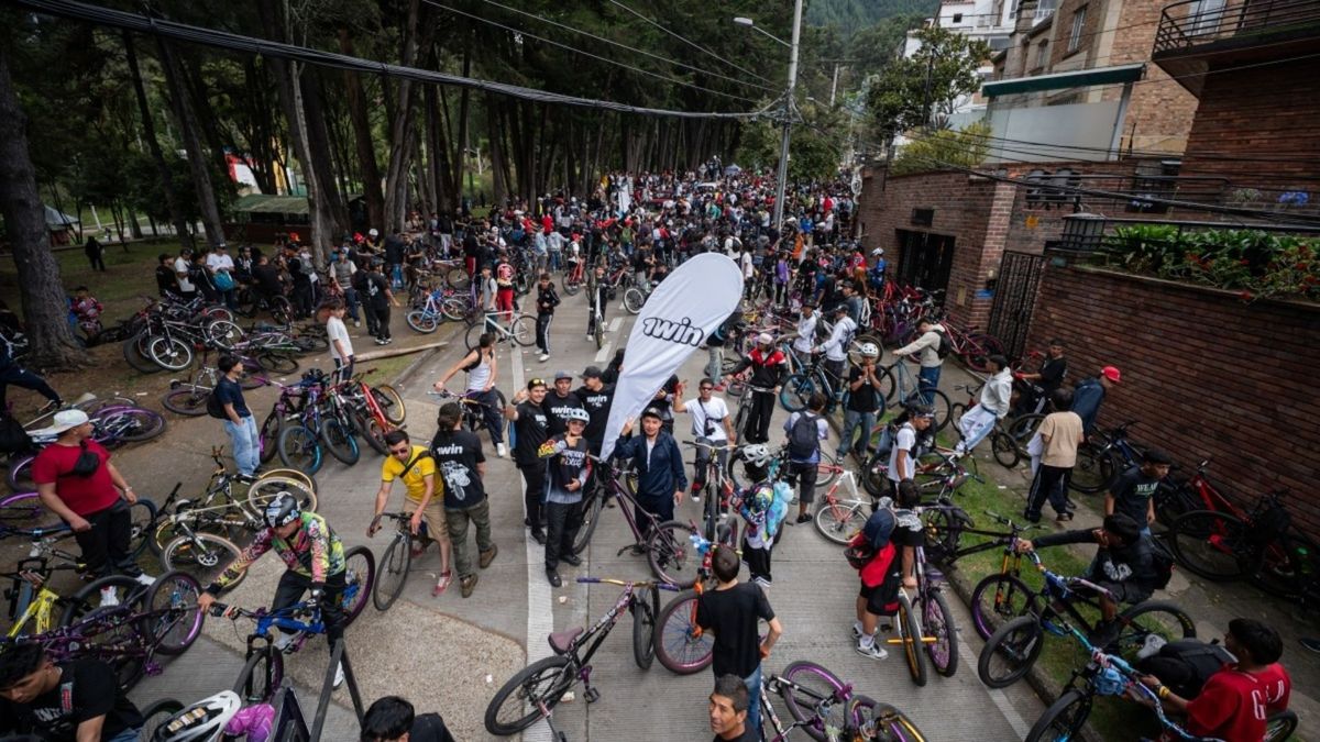 Stunt bike en Bogotá, 25 de octubre