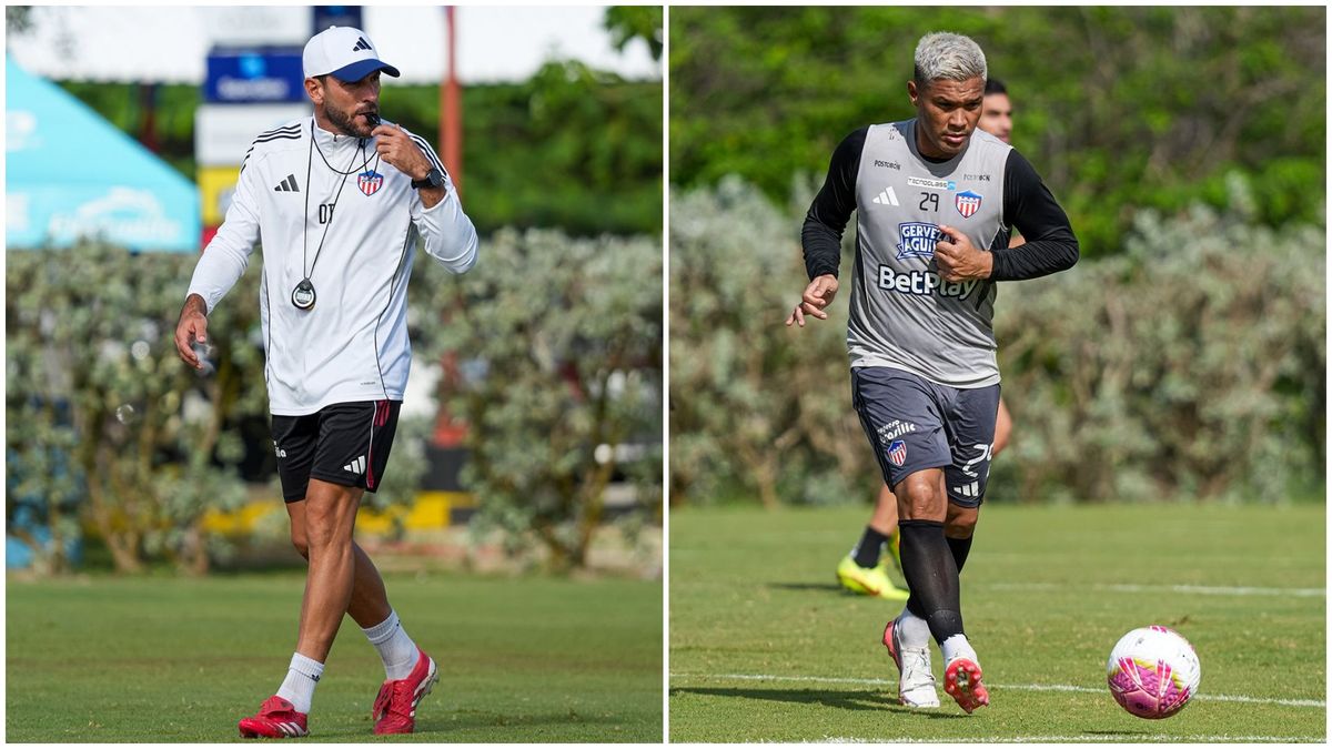 Sebastián Viera (entrenador) y Teófilo Gutiérrez (delantero): ídolos de Junior