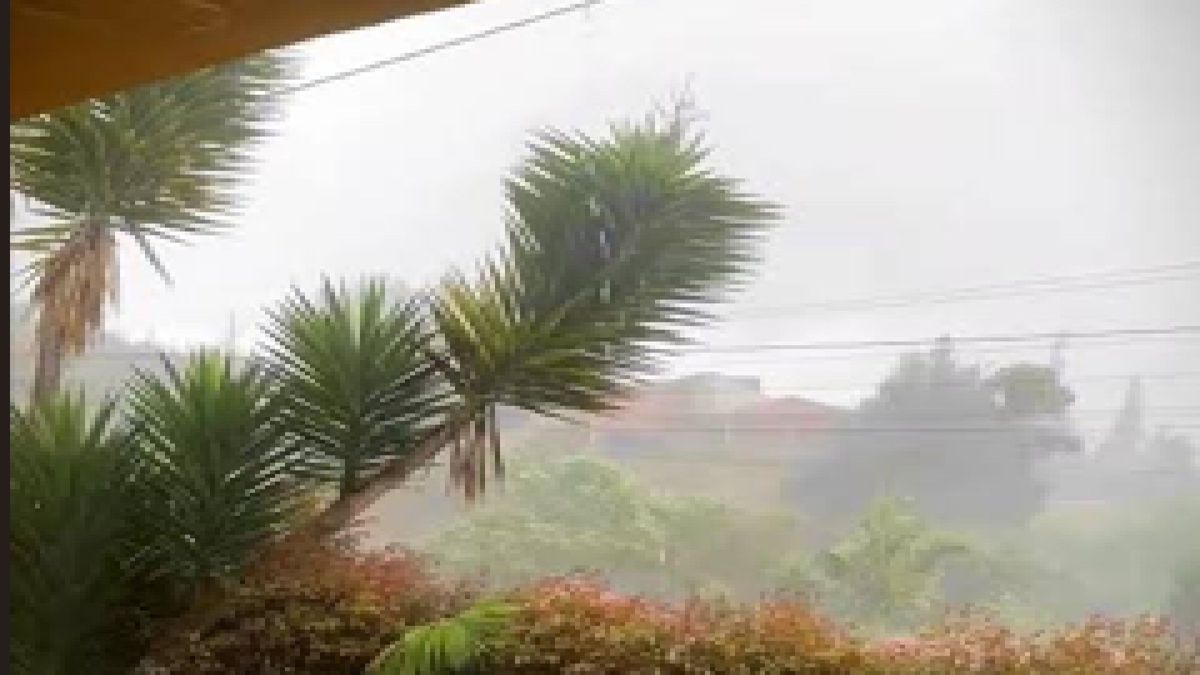 Lluvias fuertes en la vereda El Aguacate de Guarne, Antioquia