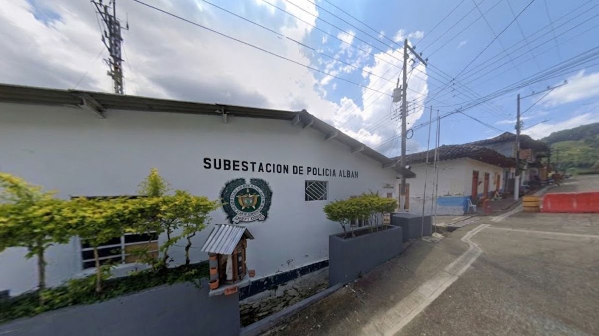 Subestación de Policía del corregimiento Albán, El Cairo, norte del Valle