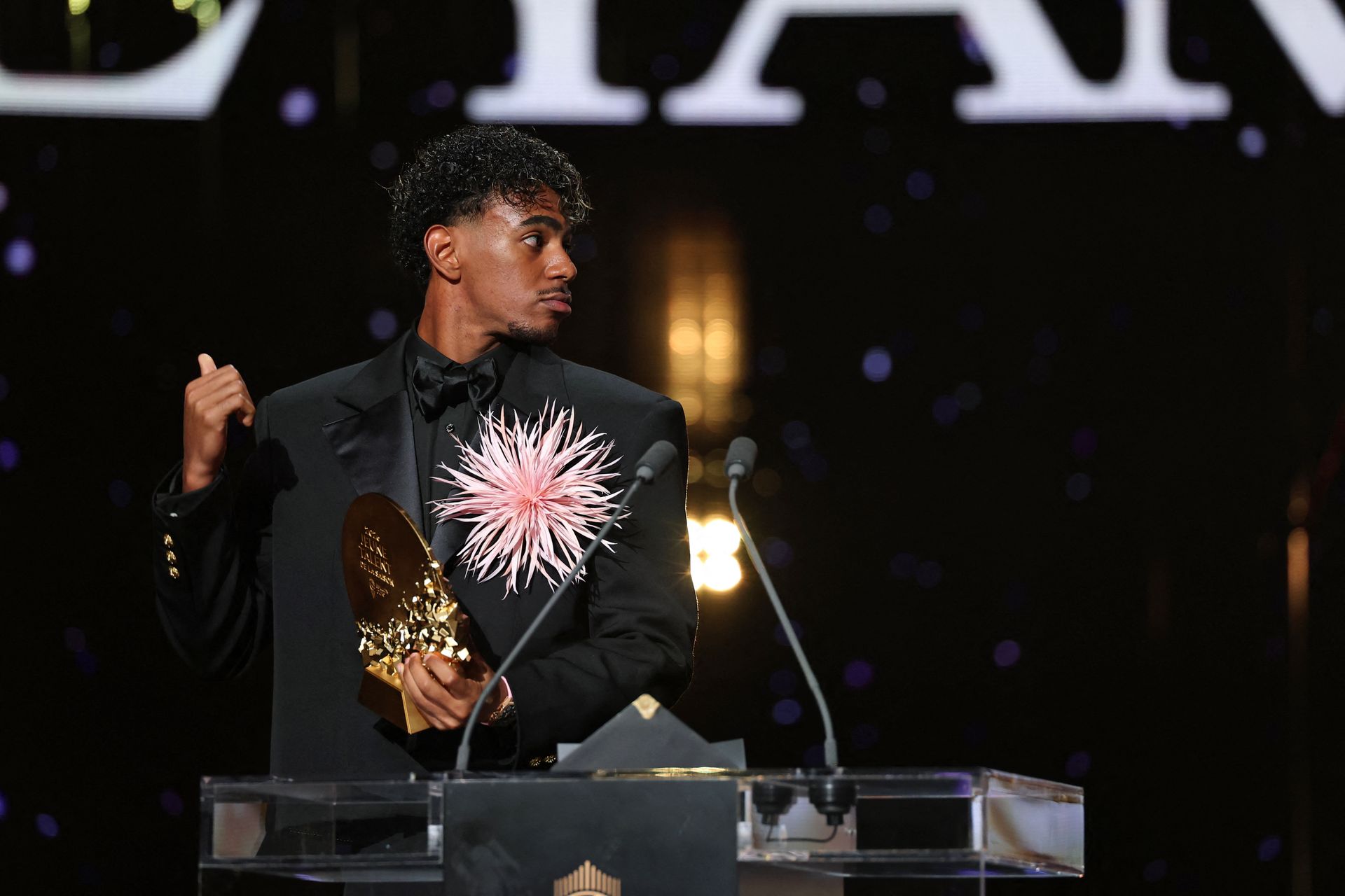 Lamine Yamal, mejor jugador joven en la gala del Balón de Oro 2026