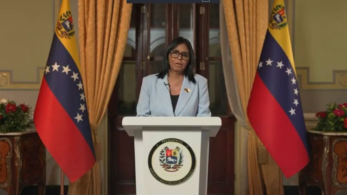 Delcy Rodríguez, presidenta encargada de Venezuela