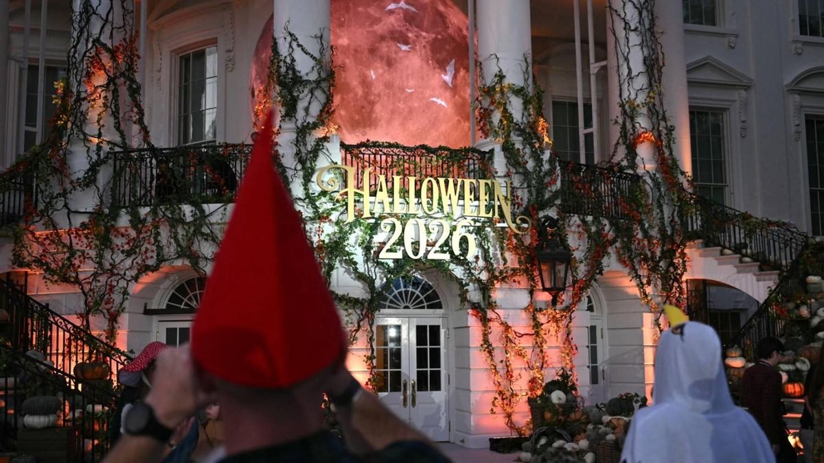 Decoración de Halloween en la Casa Blanca de Estados Unidos