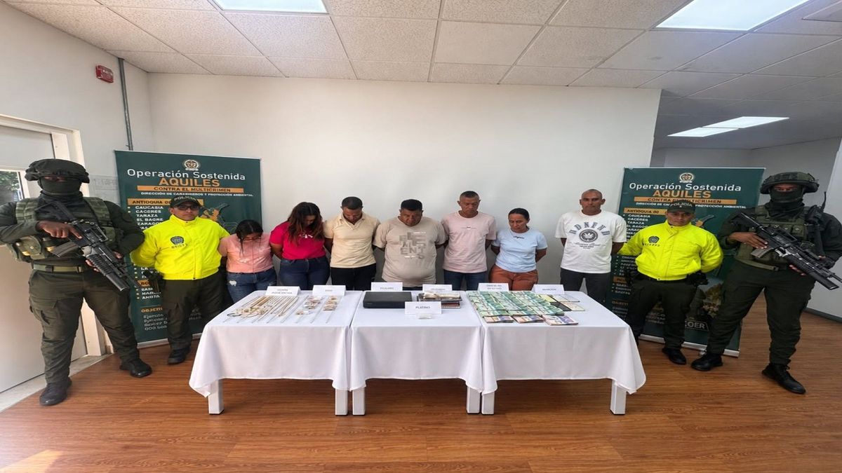 Capturados por minería ilegal en El Bagre y Caucasia, Antioquia