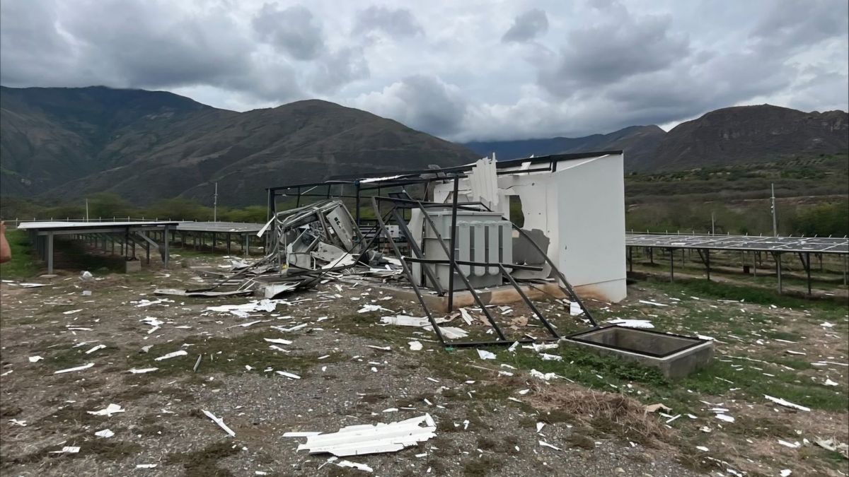 Atentado a granja solar en Nariño deja milonarias pérdidas