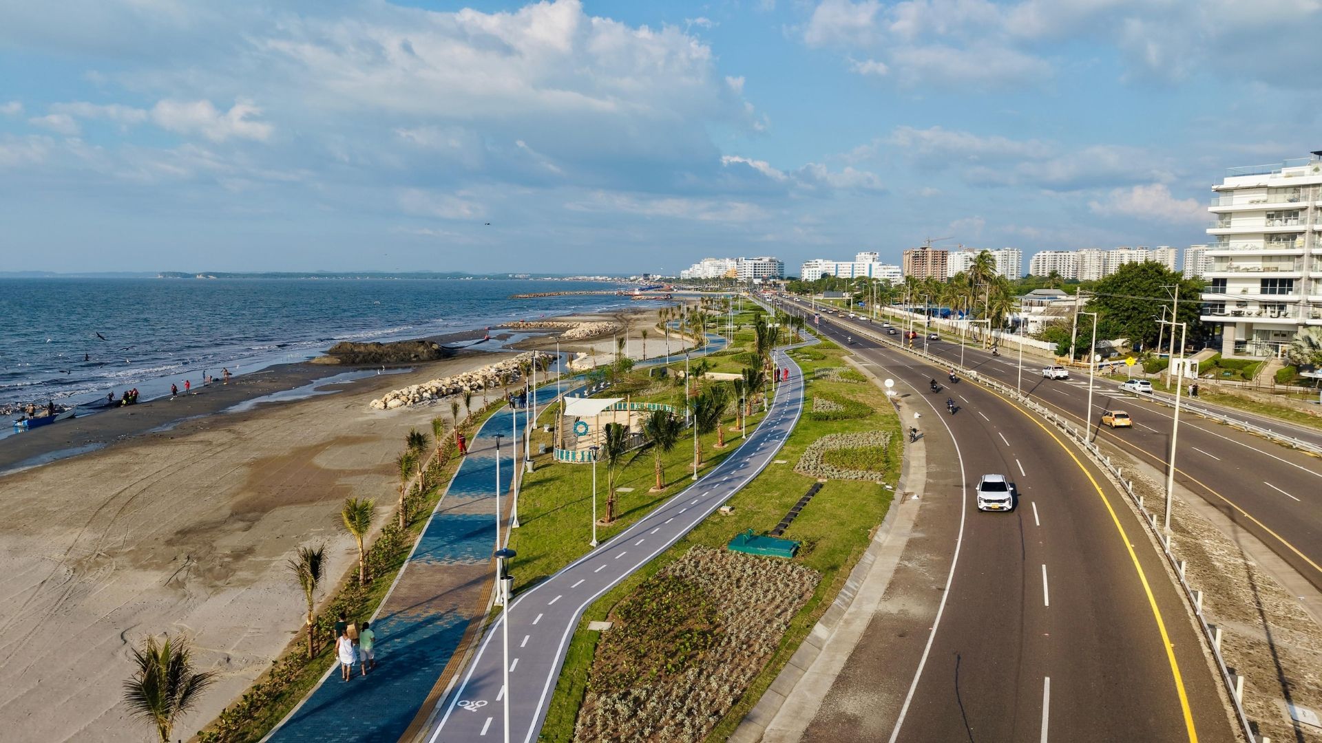 Apertura del Malecón del Mar en Cartagena