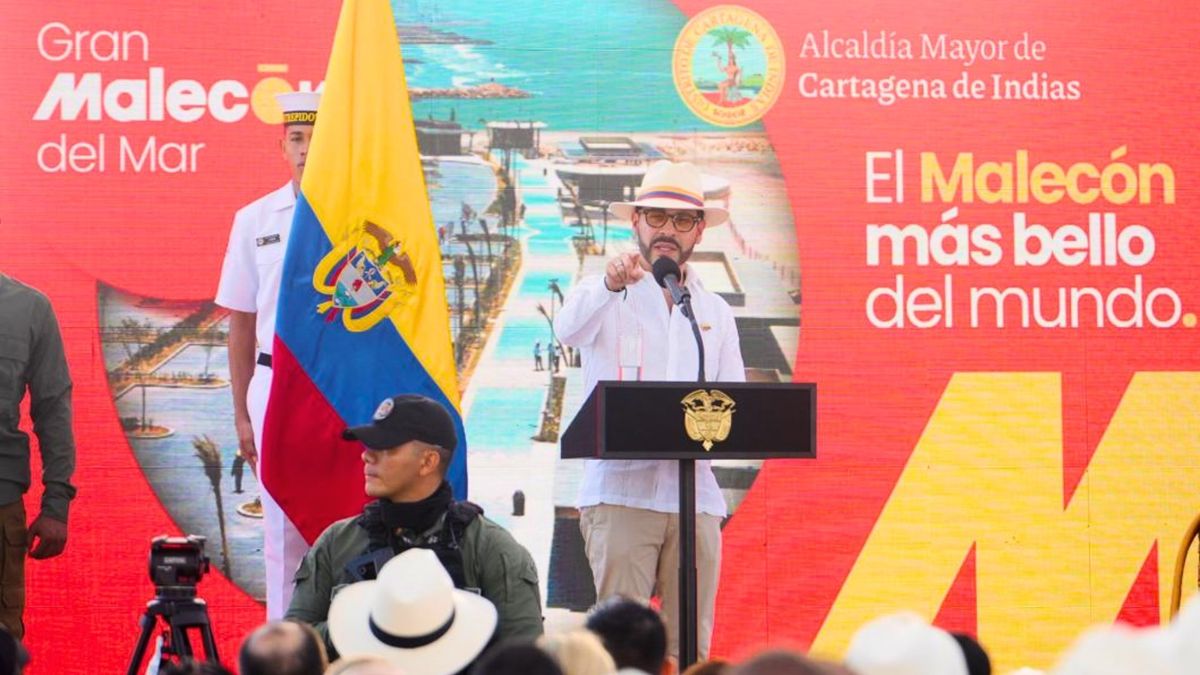 Apertura del Malecón del Mar en Cartagena