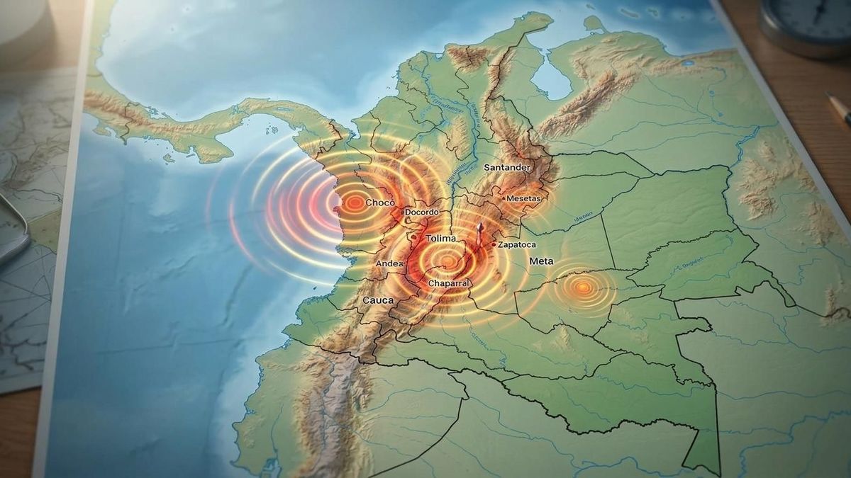Terremoto hoy en Colombia