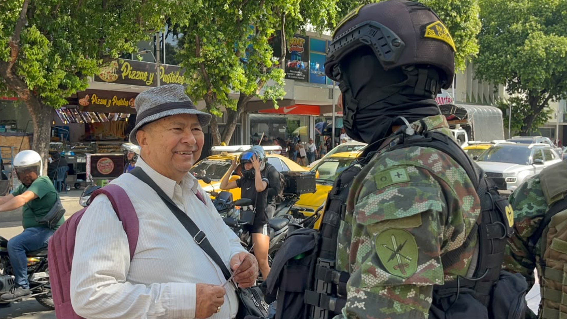 Tropas del Ejército Nacional. 