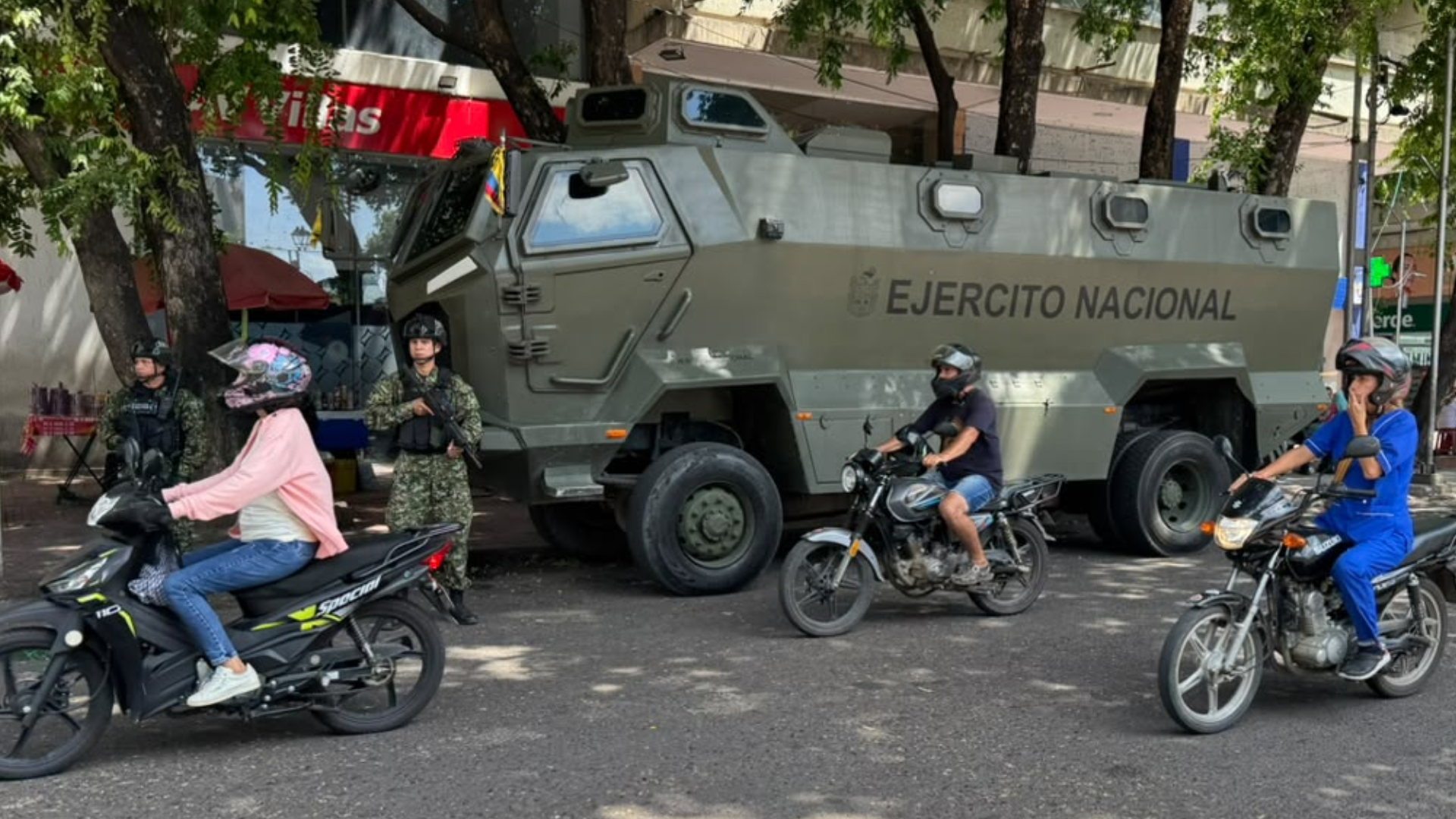 Tropas del Ejército Nacional. 
