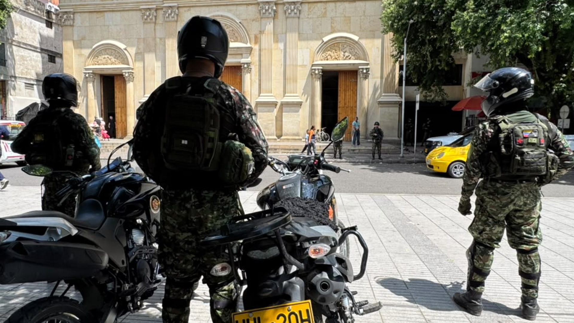 Tropas del Ejército Nacional. 