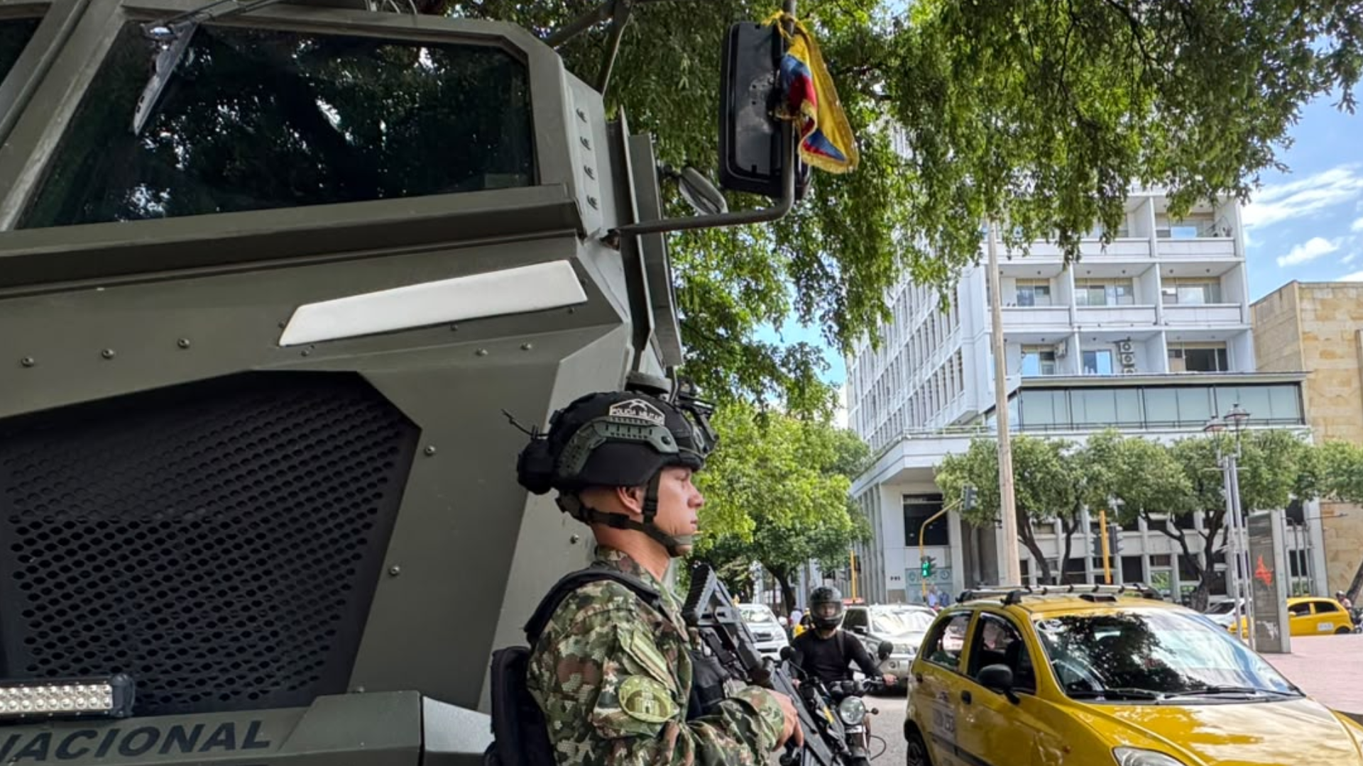 Tropas del Ejército Nacional. 